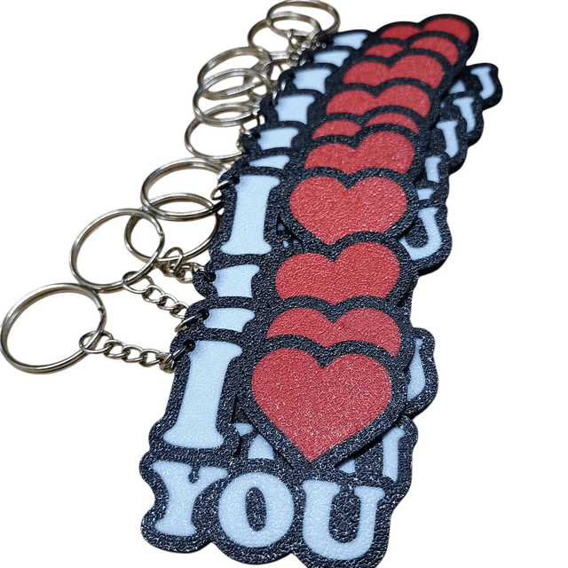 Eternal Love in Your Hands! 💖 Romantic "I Love You" Keychain for Valentine's Day 💕