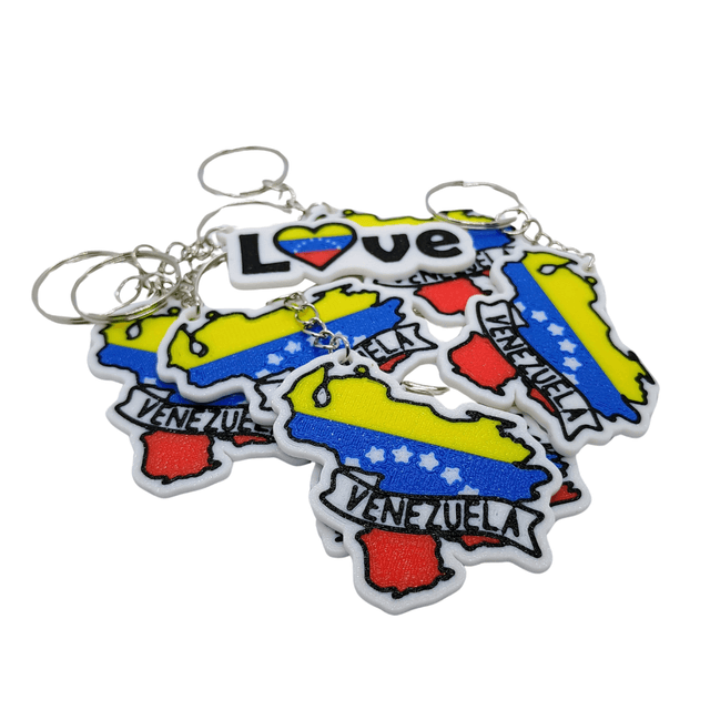 Llaveros de Venezuela | Colección Tricolor Edición Special | Keychains que Representan tu Identidad Nacional