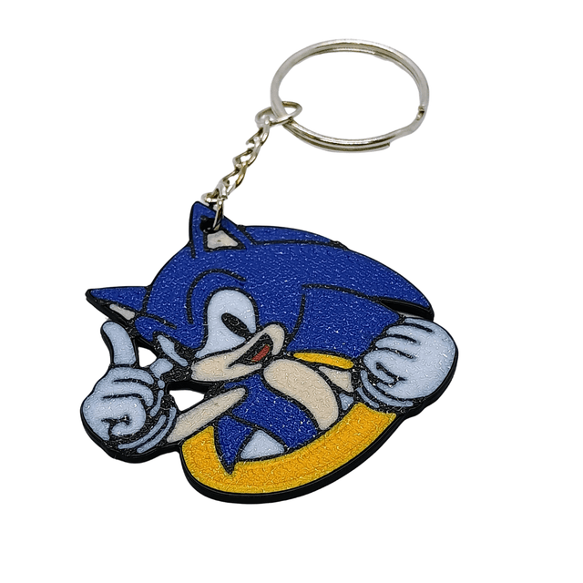 🦔 Sonic the Hedgehog 3 Keychain | Colorful and Fun Design 🌟