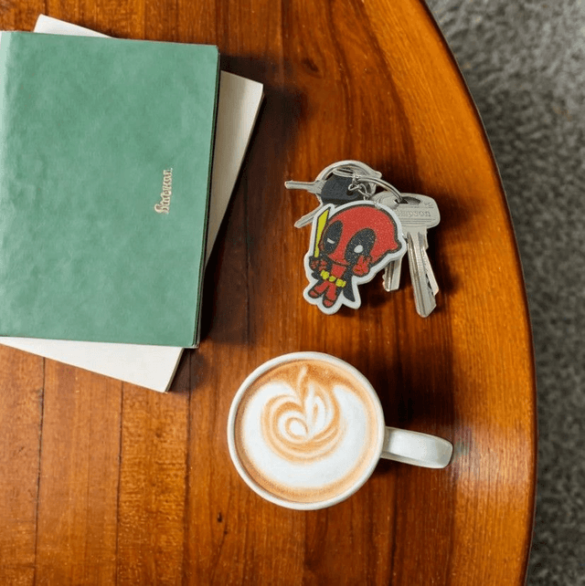 Chibi Deadpool 3D Keyring - Add a Fun Touch to Your Keys! 🎉