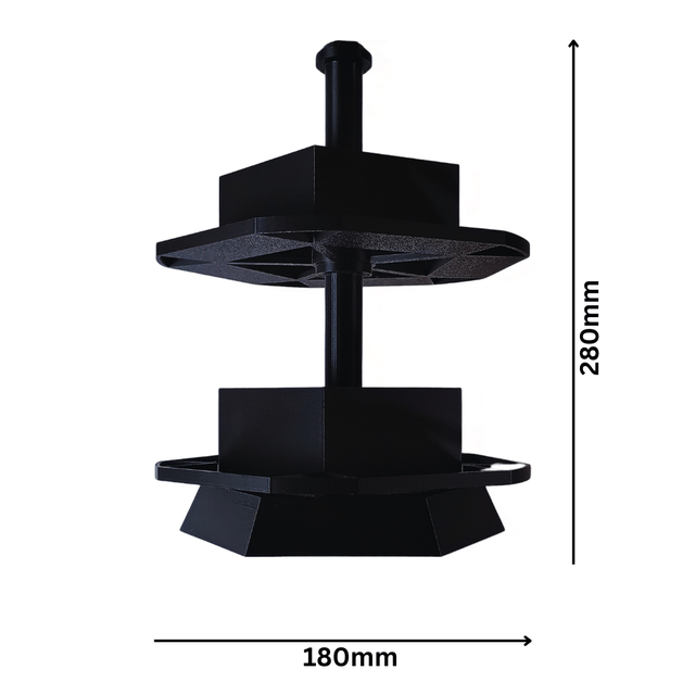🌀 Stackable Rotating Display Stand for Keychains, Earrings, or Crafts – 2 & 3 Levels – Customizable 🎨