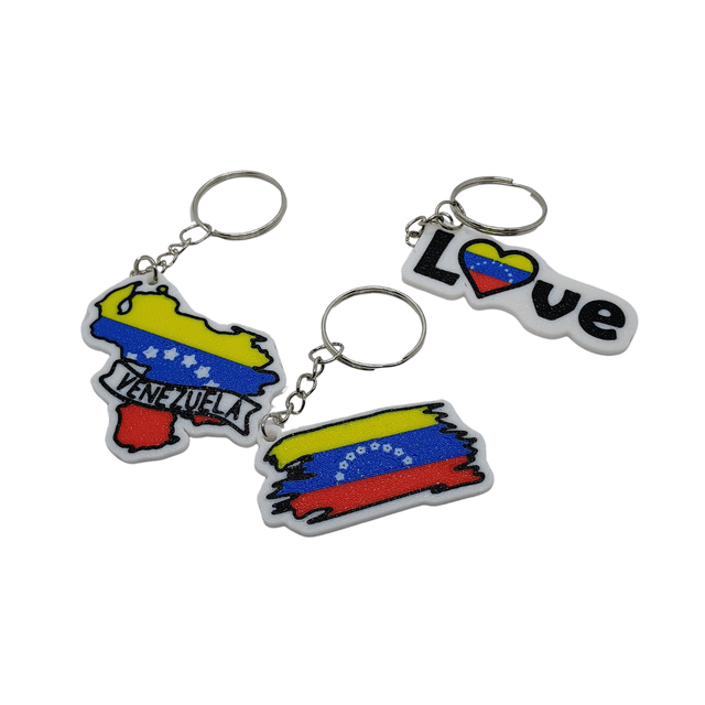 Llaveros de Venezuela | Colección Tricolor Edición Special | Keychains que Representan tu Identidad Nacional