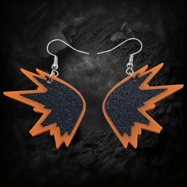 🔥 Explode with Style with the Official Bakugo Katsuki Earrings! 💥