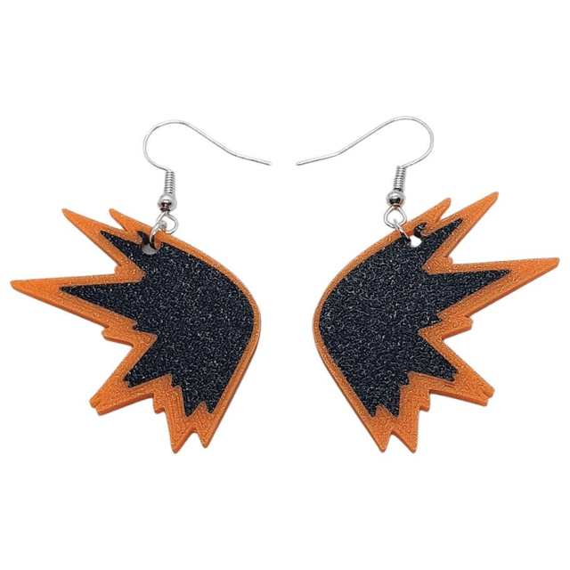 🔥 Explode with Style with the Official Bakugo Katsuki Earrings! 💥